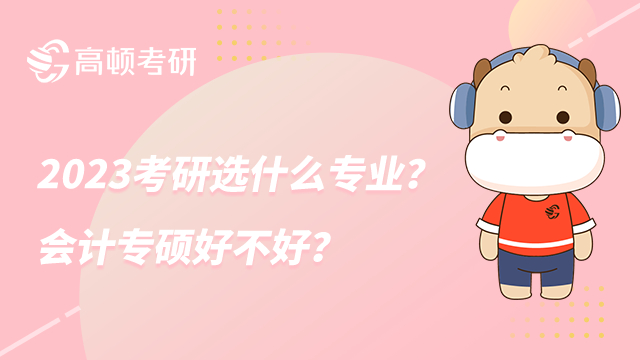 会计专硕好不好