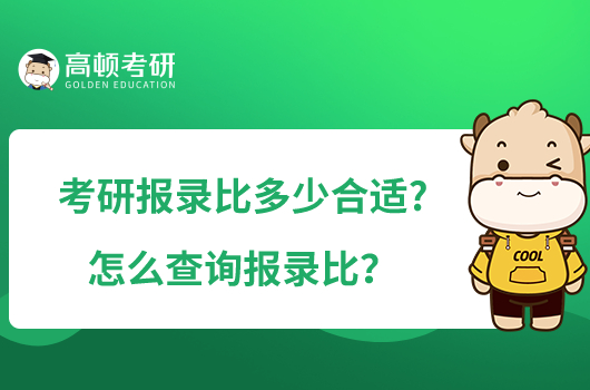 考研报录比多少合适?怎么查询报录比?