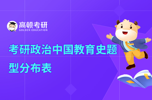 考研政治中国教育史题型分布表
