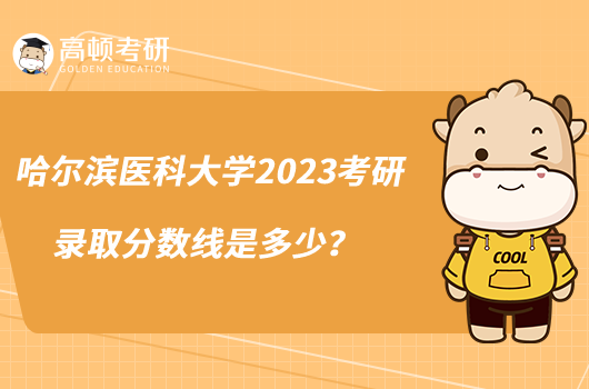哈尔滨医科大学2023考研录取分数线是多少？