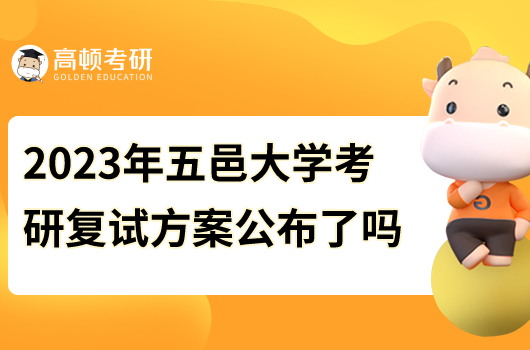 2023年五邑大学考研复试方案公布了吗