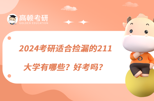 2024考研适合捡漏的211大学有哪些？好考吗？